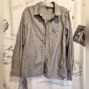 Levis Blue Casual Button Down Shirt with Relaxed Fit